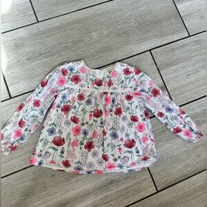 Baby B’gosh Floral Long Sleeve Girls Top 2T